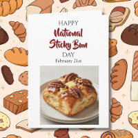 Joyeuse Journée nationale du sticky bun ! 21 févri