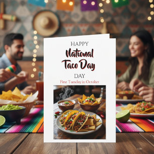 Carte Joyeuse Journée nationale du taco ! Premier mardi