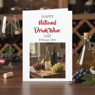 Carte Joyeuse Journée nationale du vin ! 18 février