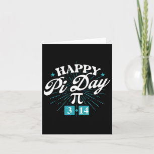 Carte Joyeuse Journée Pi - Math Lover Pi Symbole Science