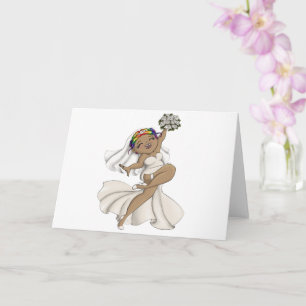 Carte Joyeuse mariée 13