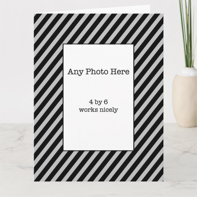 Carte Joyeuse photo d'anniversaire (Devant)