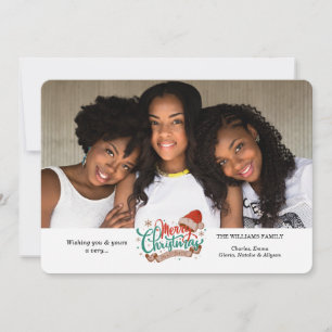 Carte Joyeuse Photo Holiday