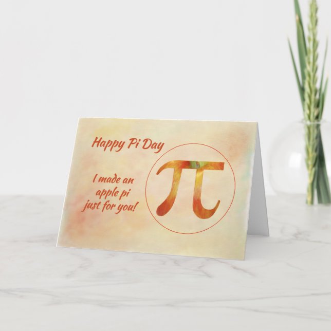 Carte Joyeuse Pi Day (Anniversaire) (Devant)
