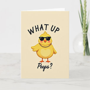 Carte Joyeuse Poulette Cool