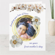Joyeuse première fête des mères & photo moderne de