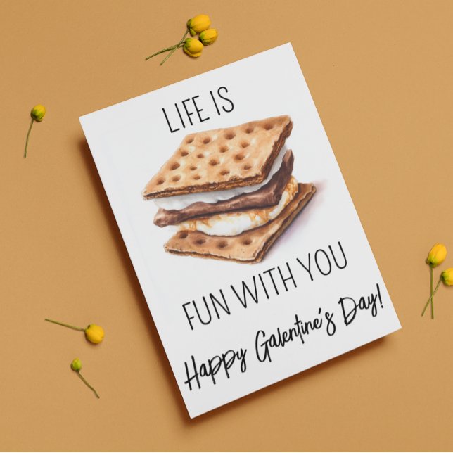 Carte Joyeuse Saint Galentine's Day S'mores (Créateur téléchargé)