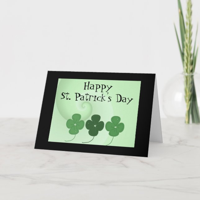 Carte Joyeuse Saint-Patrick (Devant)