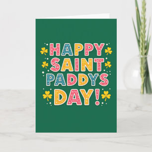 Carte Joyeuse Saint-Patrick