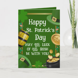 Carte Joyeuse Saint-Patrick - Bénédiction Irlandaise & O
