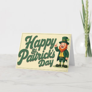 Carte Joyeuse Saint-Patrick Mignon Lutins