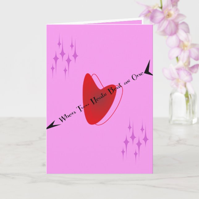 Carte Joyeuse Saint-Valentin (Orchidée)