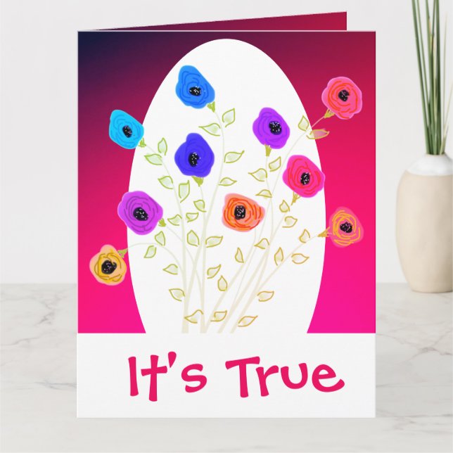 Carte Joyeuse Saint-Valentin (Devant)