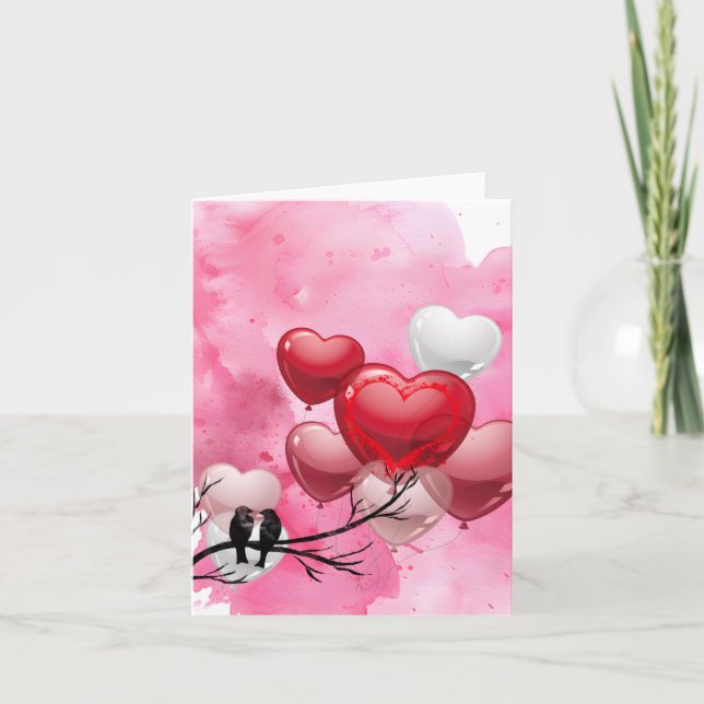 Carte Joyeuse Saint-Valentin (Devant)
