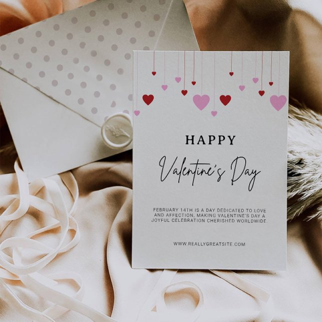 Carte Joyeuse Saint-Valentin  (Happy Valentine's Day Card)