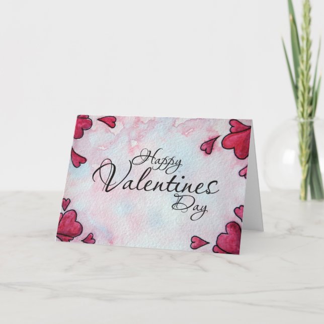 Carte Joyeuse Saint-Valentin (Devant)