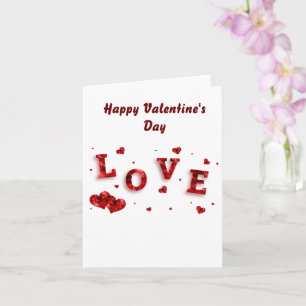 Carte Joyeuse Saint-Valentin