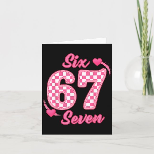 Carte Joyeuse Saint-Valentin 67 Meme Cœurs Arc Coquette  (Devant)