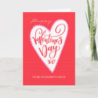 Joyeuse Saint-Valentin à ma nièce au grand cœur