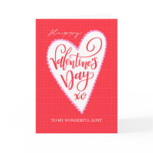 Joyeuse Saint-Valentin à ma tante au grand cœur