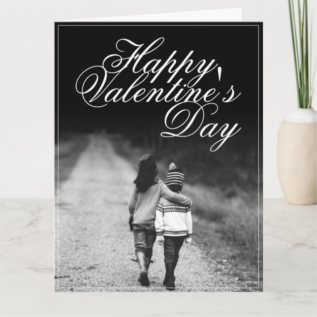 Carte Joyeuse Saint-Valentin - côte à côte (Devant)