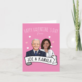 Carte Joyeuse Saint-Valentin de Joe et Kamala