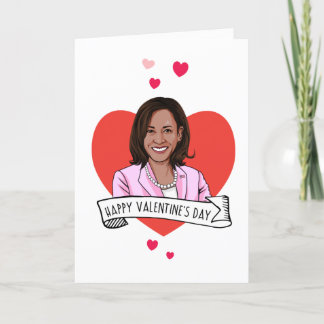 Carte Joyeuse Saint-Valentin de la part de Kamala Harris