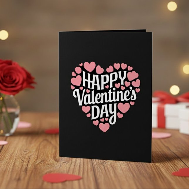 Carte Joyeuse Saint Valentin drôle Cœur Amour Valentin  (Créateur téléchargé)
