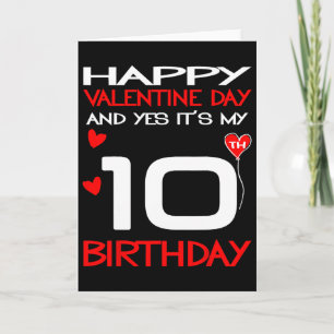 Carte Joyeuse Saint-Valentin et oui c'est mon 10ème anni