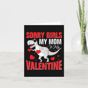 Carte Joyeuse Saint-Valentin garçon désolé les filles ma