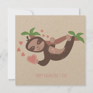 Carte Joyeuse Saint-Valentin Illustration de cœurs de pa
