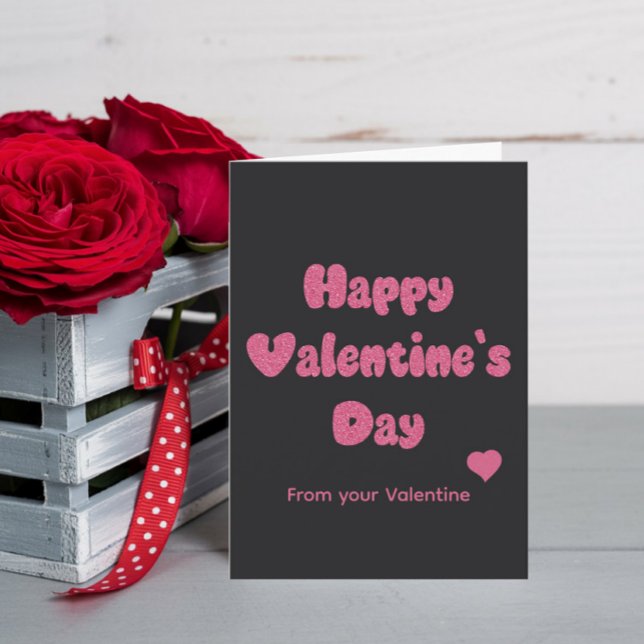 Carte Joyeuse Saint-Valentin Paillettes (Créateur téléchargé)