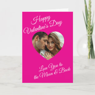 Carte Joyeuse Saint-Valentin Photo personnalisée