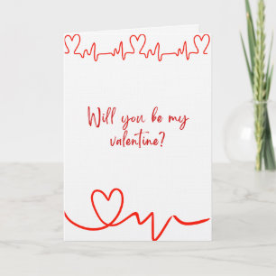 Carte Joyeuse Saint-Valentin Polaroid d'un design de cha