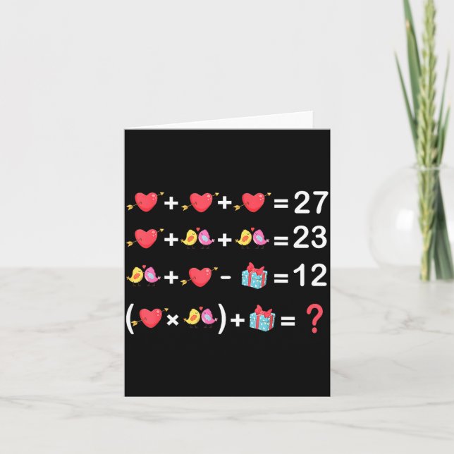 Carte Joyeuse Saint-Valentin Six Sept Génération Alpha 6 (Devant)