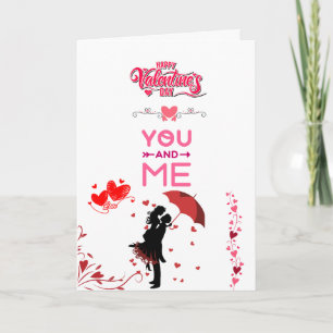Carte Joyeuse Saint-Valentin – Toi et Moi Amour Romantiq