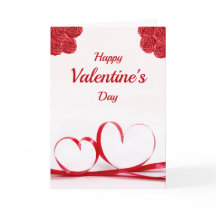 Joyeuse Saint-Valentin Vœux sincères Pliable