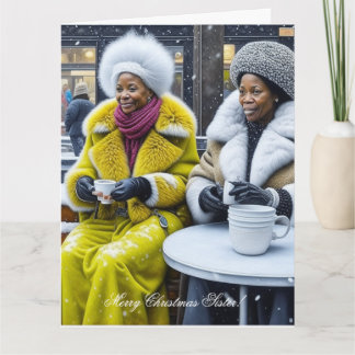 Carte Joyeuse Soeur de Noël !