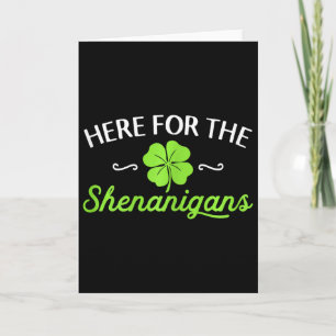Carte Joyeuse St Patrick Me Voici Pour Les Blagues Luc