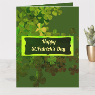 Carte Joyeuse St-Patrick,personnalisé