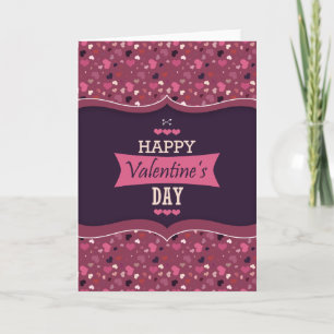 Carte Joyeuse "V" Saint-Valentin