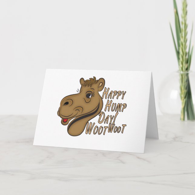 Carte Joyeuse Woot Woot de la Journée de la Humpe (Devant)