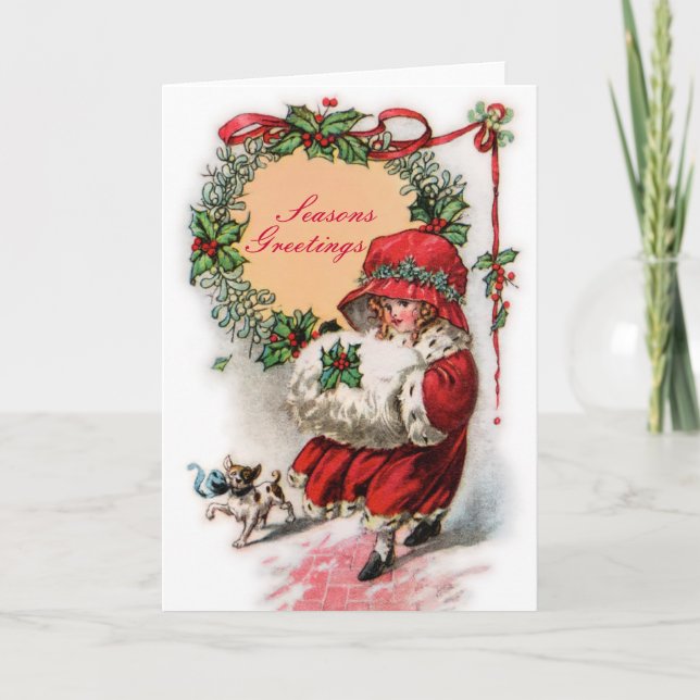 Carte Joyeuses Fêtes (Devant)