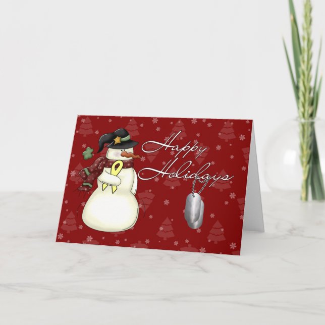 Carte Joyeuses Fêtes (Devant)