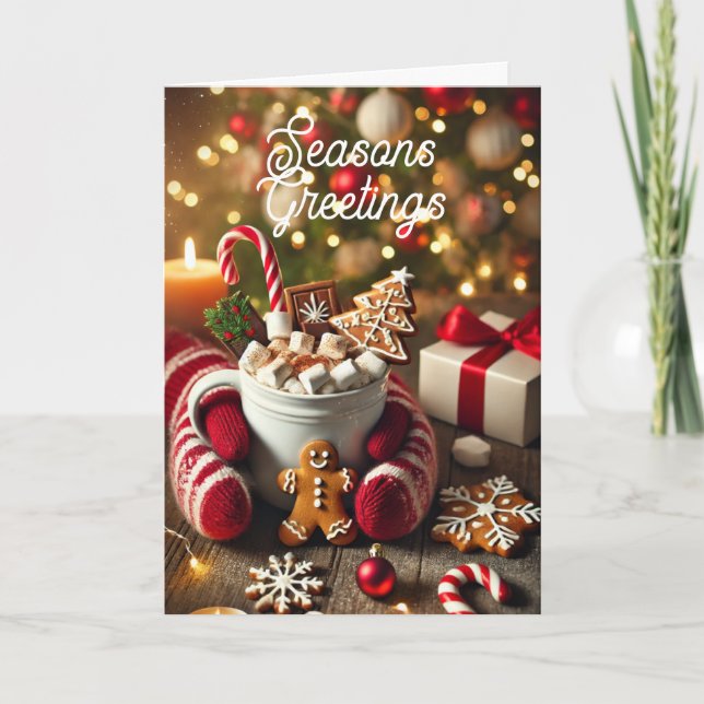 Carte Joyeuses Fêtes (Devant)