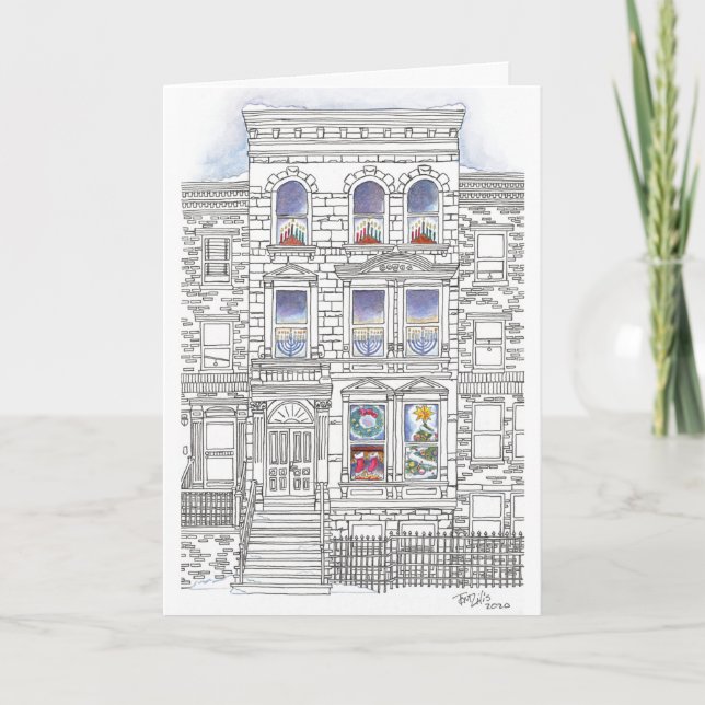 Carte Joyeuses Fêtes (Devant)