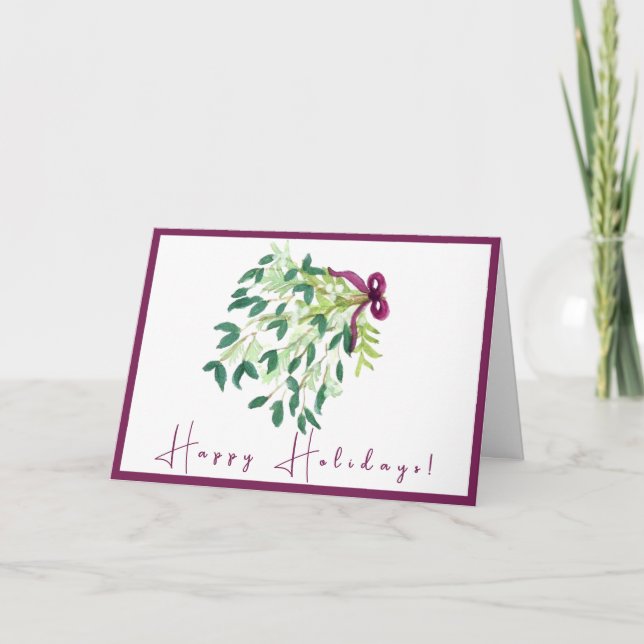 Carte Joyeuses fêtes (Devant)