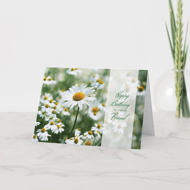 Carte Joyeuses fêtes d'anniversaire pour un cher ami (Devant)