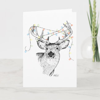 Carte Joyeuses fêtes Mon Cerf