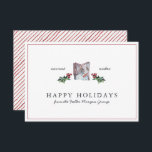 Carte Joyeuses fêtes | Noël rustique classique<br><div class="desc">Dans les profondeurs de l'hiver, cette collection classique apporte une touche de couleur très nécessaire. Les illustrations festives et la verdure luxuriante contribuent à égayer les humeurs avec une touche élégante. Voilà à quoi ressemble le plaisir. C'est la saison pour envoyer des cartes de fin de année d'affaires. Ajoutez le...</div>